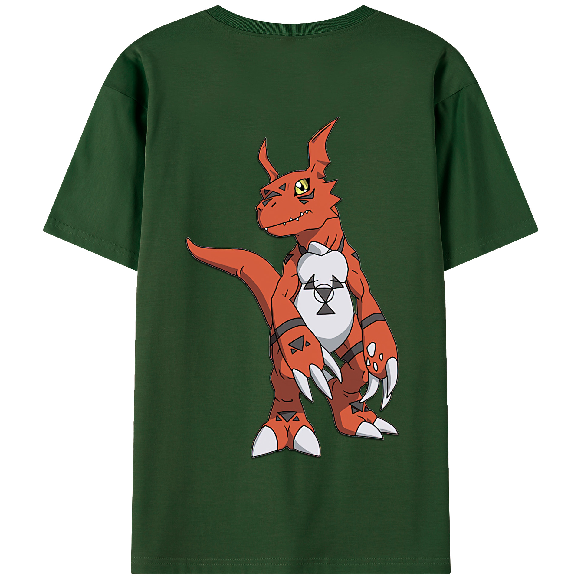 （画像用） Digimon デジタルモンスター/デジモン 綿100％半袖Tシャツ（背面プリント）